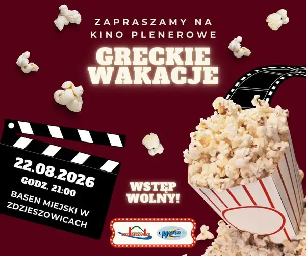 Kino plenerowe w Zdzieszowicach: „Greckie wakacje” na basenie miejskim już dziś!