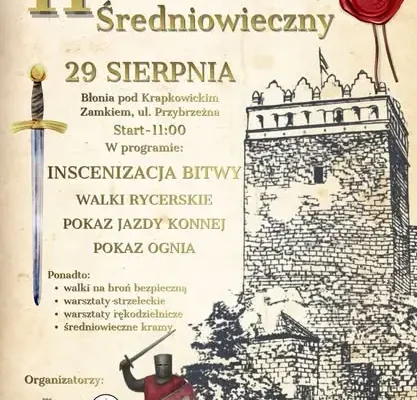 II Jarmark Średniowieczny w Krapkowicach – podróż w czasie na błoniach zamkowych