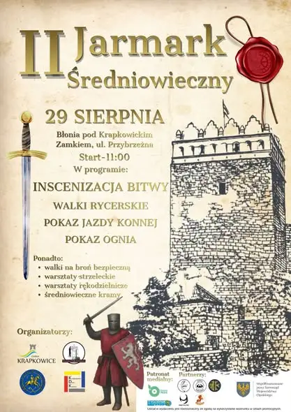 II Jarmark Średniowieczny w Krapkowicach – podróż w czasie na błoniach zamkowych