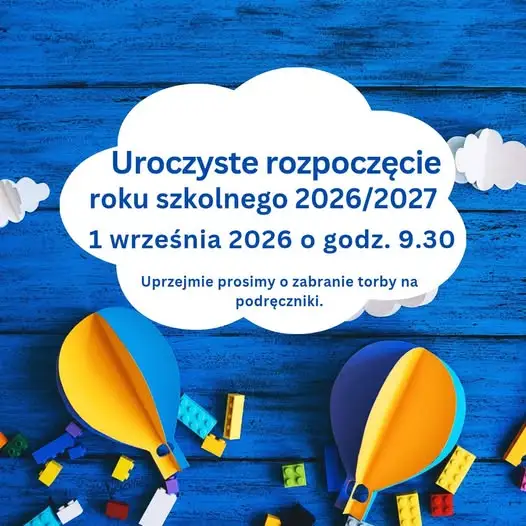 Rozpoczęcie roku szkolnego 2026/2027 w Krapkowicach – 1 września o 9:30