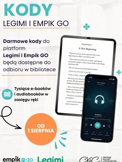 Darmowe kody do Legimi i Empik Go w bibliotece w Walcach – sprawdź, jak je odebrać