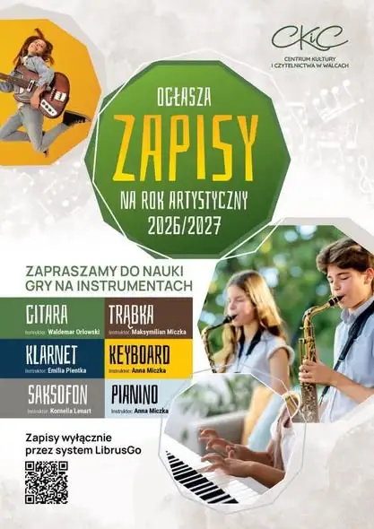 Ruszyły zapisy na zajęcia w Centrum Kultury i Czytelnictwa w Walcach – oferta na nowy rok szkolny