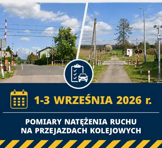 Pomiary ruchu na przejazdach kolejowych w Zdzieszowicach i Rozwadzy