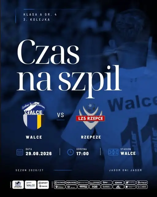LZS Walce podejmie LZS Rzepcze w 3. kolejce ligowej