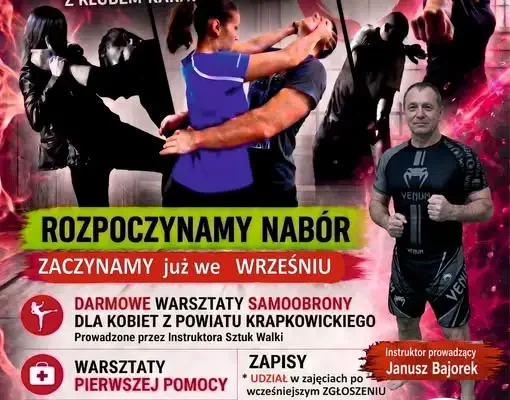 Ruszają bezpłatne zajęcia samoobrony dla kobiet w powiecie krapkowickim