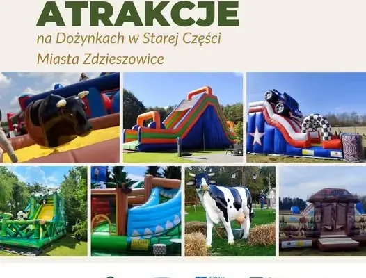Dożynki w Starej Części Zdzieszowic: dmuchańce, byk rodeo i krowa do dojenia za darmo