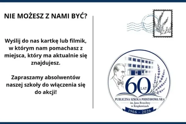 60-lecie szkoły: wyślij pozdrowienia z dowolnego miejsca na świecie