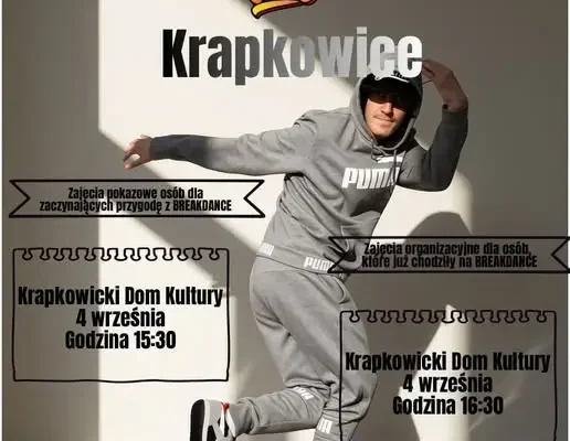 Breakdance w Krapkowicach: rusza nabór na zajęcia pokazowe