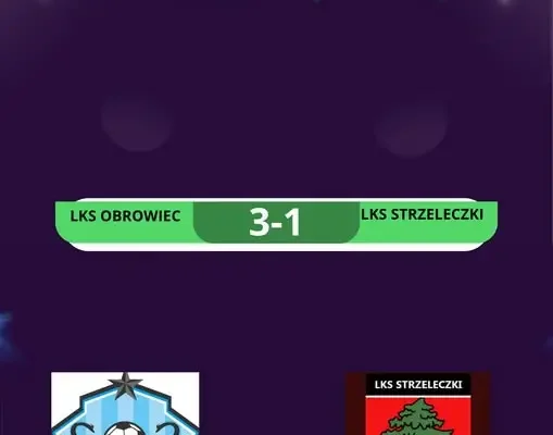 LKS Strzeleczki przegrywa z LKS Obrowiec 1:3 w pierwszej kolejce sezonu