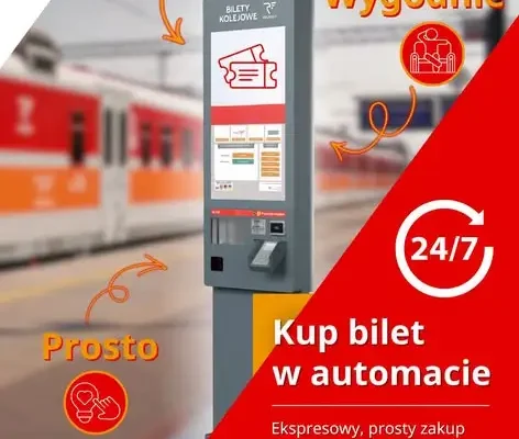 Nowy biletomat POLREGIO na dworcu w Zdzieszowicach – całodobowy zakup biletów