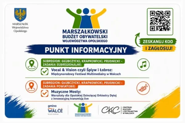 Dożynki Gminne w Walcach z punktem Marszałkowskiego Budżetu Obywatelskiego