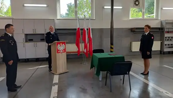 Ślubowanie nowych strażaków w Krapkowicach