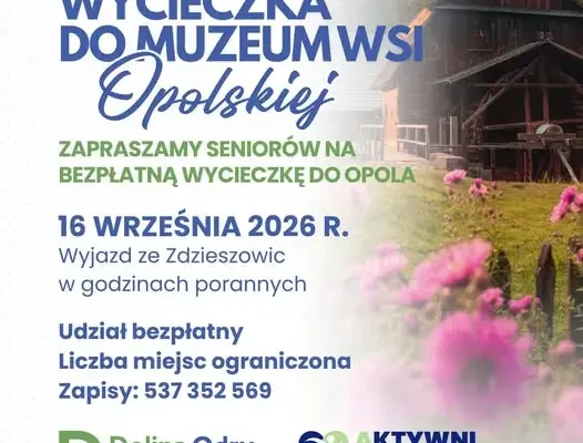 Bezpłatna wycieczka do Muzeum Wsi Opolskiej dla seniorów z Doliny Odry