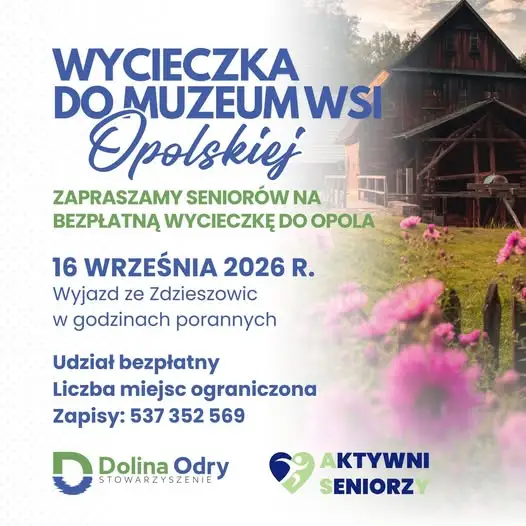 Bezpłatna wycieczka do Muzeum Wsi Opolskiej dla seniorów z Doliny Odry