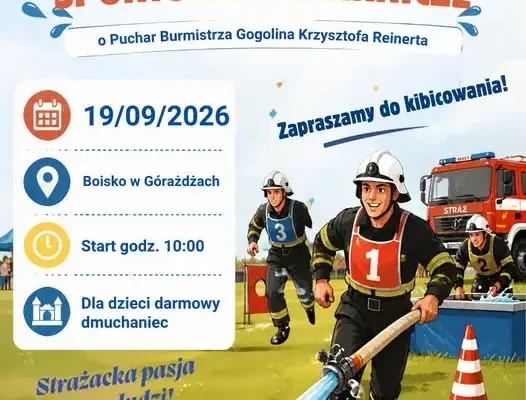 Turniej strażacki o Puchar Burmistrza Gogolina już 19 września
