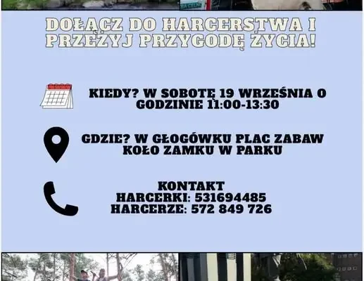 Zbiórka harcerska w Głogówku – sobota 19 września