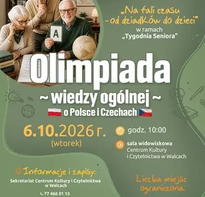 Tydzień Seniora w Gminie Walce – sprawdź program wydarzeń