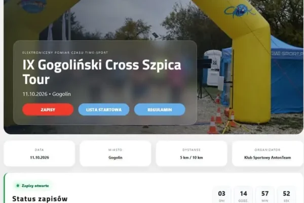Cross Szpica Tour 2026 w Gogolinie – zapisy tylko do niedzieli