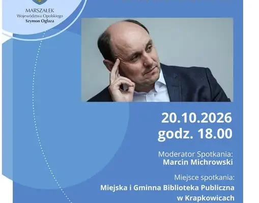 Adam Woronowicz spotka się z mieszkańcami Krapkowic