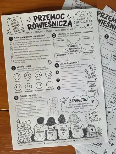 Dzień czwarty akcji „Widzę–Reaguję–Pomagam” w Zdzieszowicach: konflikt to nie przemoc