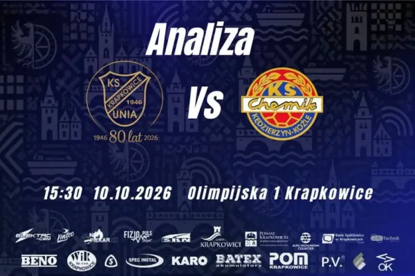 Unia Krapkowice kontra Chemik Kędzierzyn-Koźle – starcie o ligowy byt