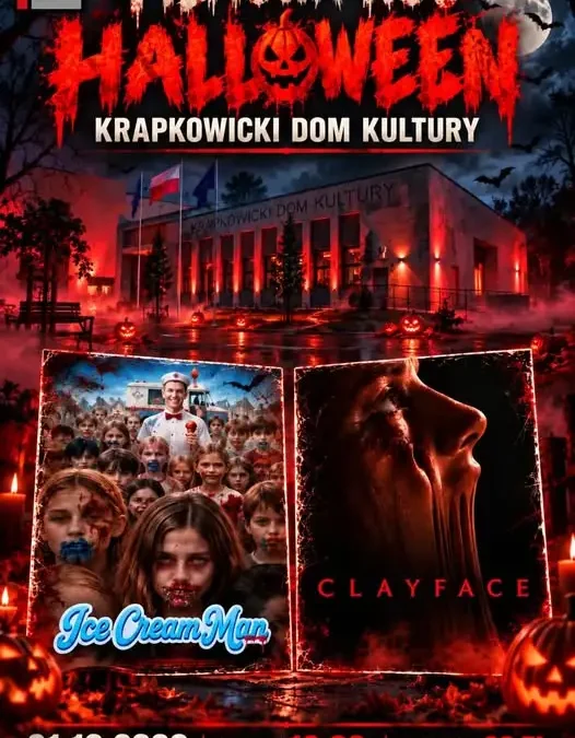 Filmowa Noc Halloween w Krapkowicach – dwa mroczne seanse 31 października