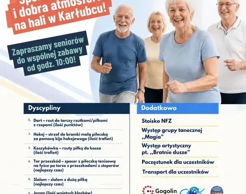 Gogolin szykuje się do „Senioriady” – w sobotę 24 października kibicujemy seniorom!